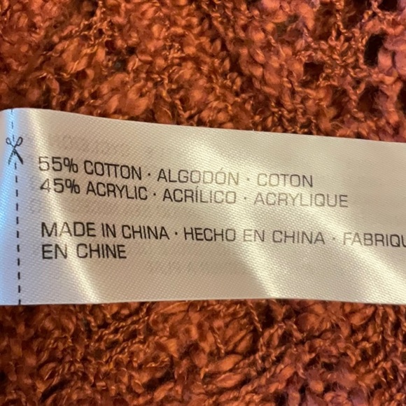 UNIONBAY Women's Rust Crew Neck Sweater - Picture 6 of 7